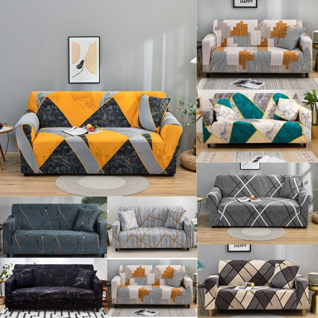 Printed polycotton Sofa Covers(3Seater)
